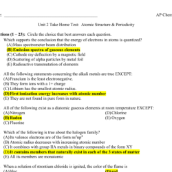 Chemistry the physical setting answer key pdf