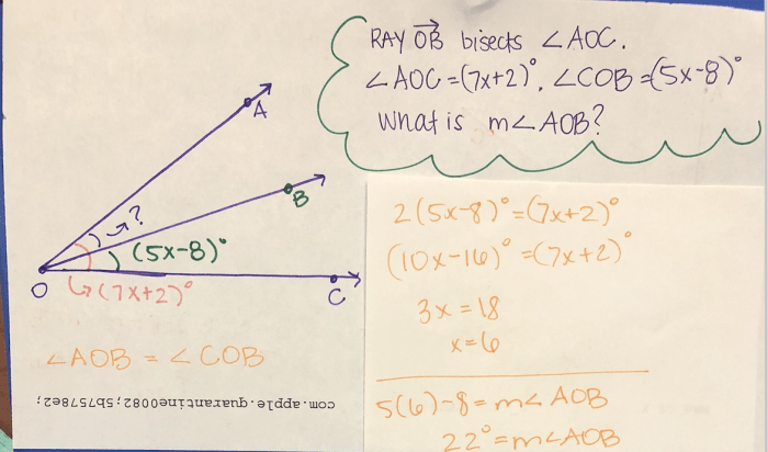 Practice a perpendicular and angle bisectors