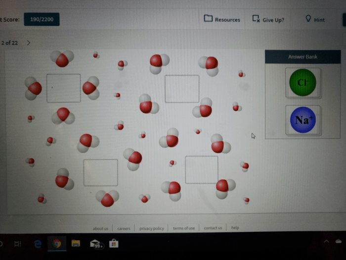 Water is a polar molecule meaning it carries partial charges